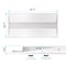 Luxrite 2x4 FT Rectangle LED Troffer Light 3CCT 3500K-5000K 30/40/50W 3750/5000/6250LM 0-10V Dimmable 2-Pack LR25137-2PK - alternate 5